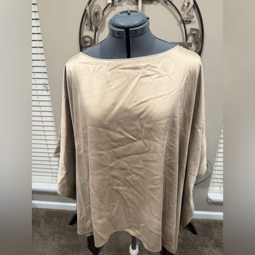 Lafayette 148 New York Elegant Gold Women's Top Size XL NWT